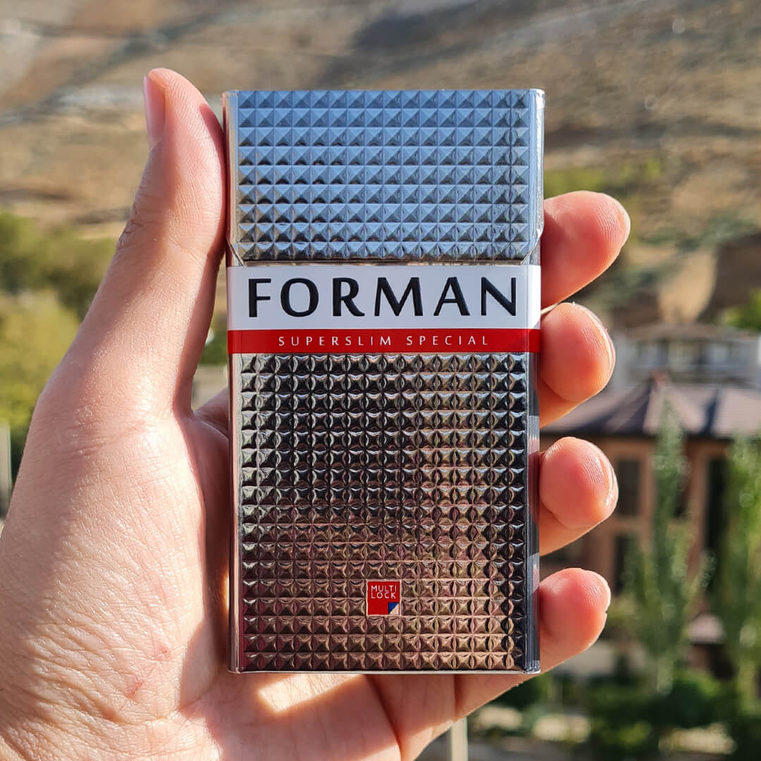 forman cigarettes Real Tobacco S.A. is proud to showcase the company's fantastic portfolio of high-end "FORMAN" cigarette products with our innovative "MULTILOCK" packaging technology, which are sought after in over     