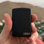 فندک زیپو آسفالتی مشکی Zippo Black Crackle