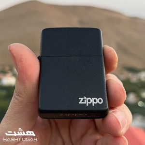 فندک زیپو آسفالتی مشکی Zippo Black Crackle
