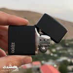 فندک زیپو آسفالتی مشکی Zippo Black Crackle